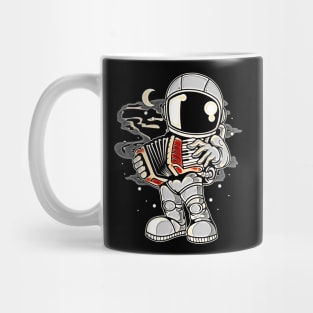 Astronaut Accordion • Funny And Cool Sci-Fi Cartoon Drawing Design Great For Any Occasion And For Everyone Mug